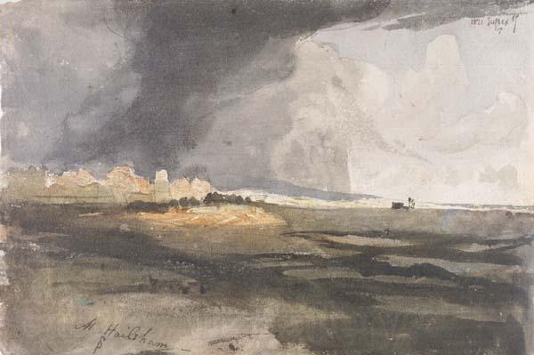 Samuel Palmer At Hailsham,Storm Approaching Germany oil painting art